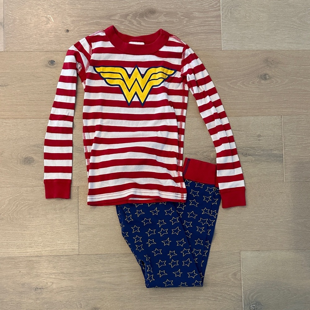 Hanna Andersson Wonder Woman Kids Pajama Set